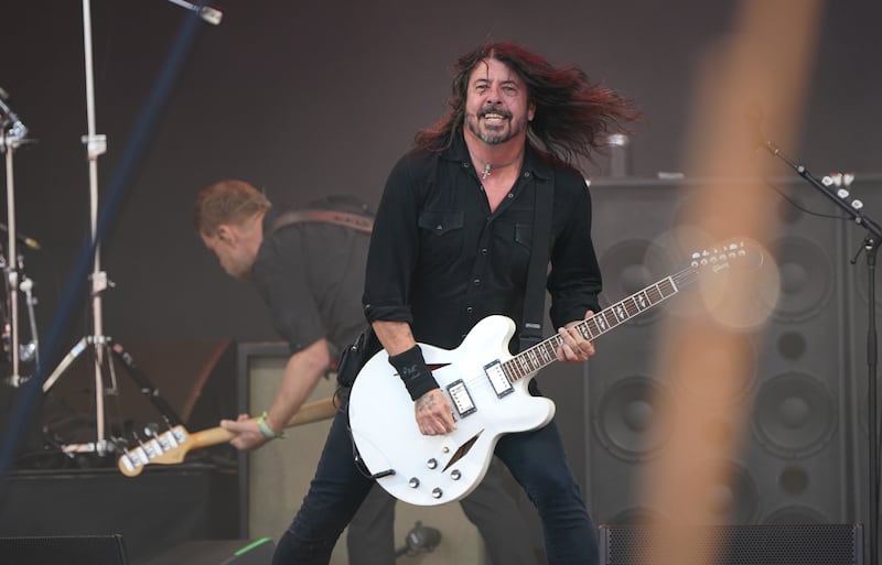 The Foo Fighters’ lead singer Dave Grohl