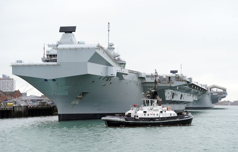 The setback came 18 months after sister ship HMS Prince of Wales broke down off the Isle of Wight after it sailed for the US having suffered a malfunction with a coupling on its starboard propeller