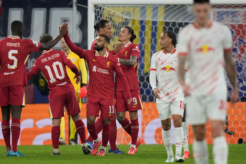 Liverpool won in Germany on Wednesday night (Matthias Schrader/AP)