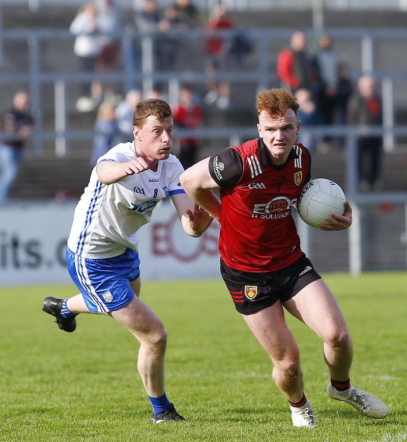 Down's Danny Magill (right) impressed for the Mourne County seniors.