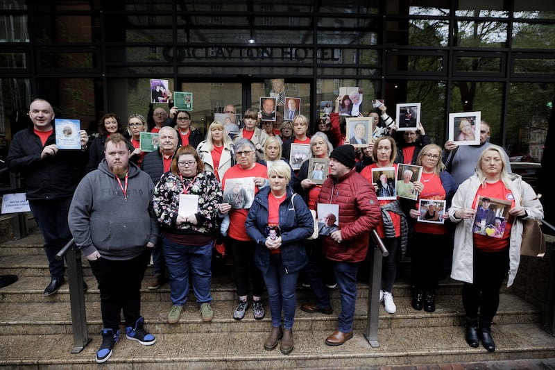 Members of Northern Ireland Covid-19 Bereaved Families for Justice