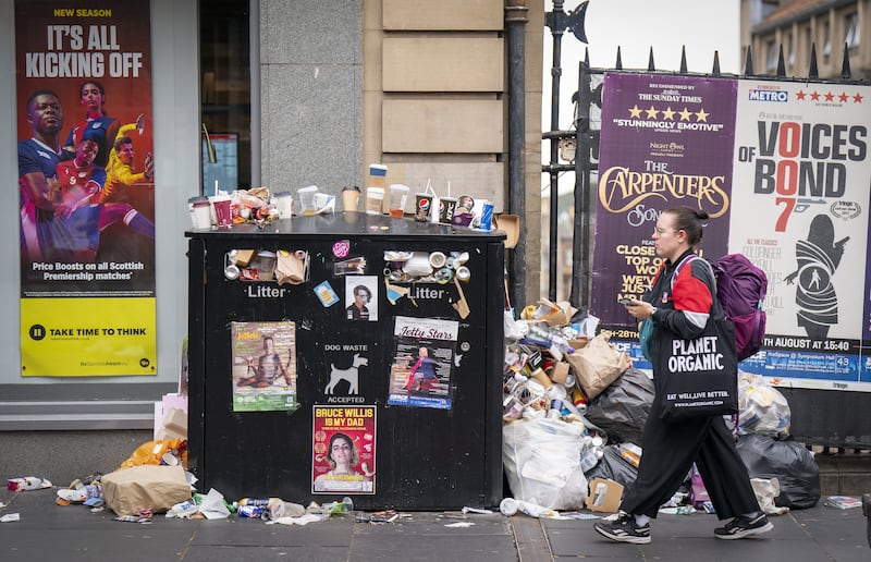 Industrial action could lead to bin strikes across Scotland