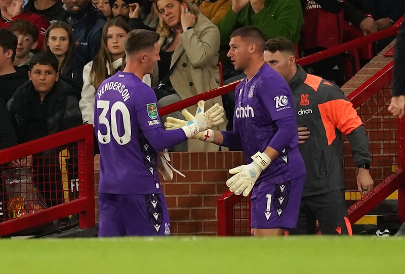 Dean Henderson and Sam Johnstone were Palace team-mates