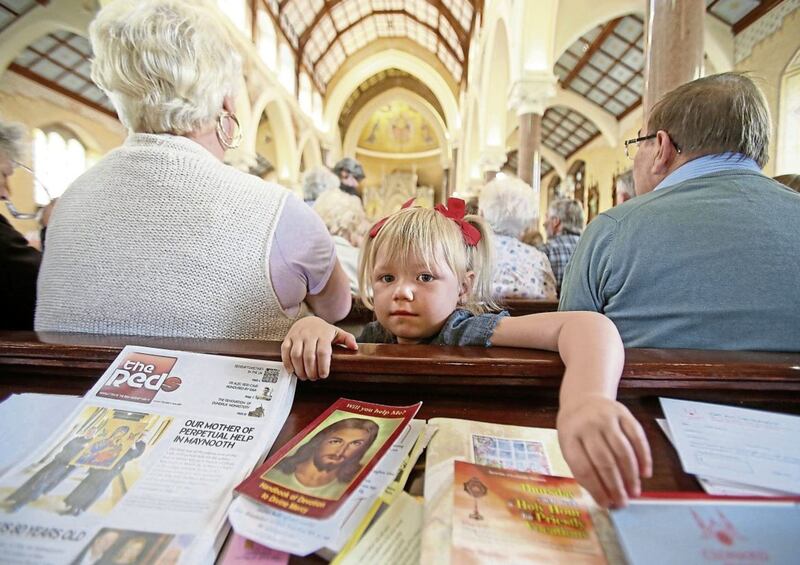 The Clonard Novena is an all-age celebration of faith. Picture by Mal McCann