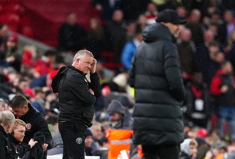 Chris Wilder saw his Sheffield United outfit suffer another defeat