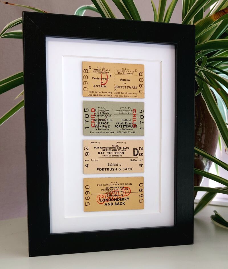'Tickets Please' framed tickets