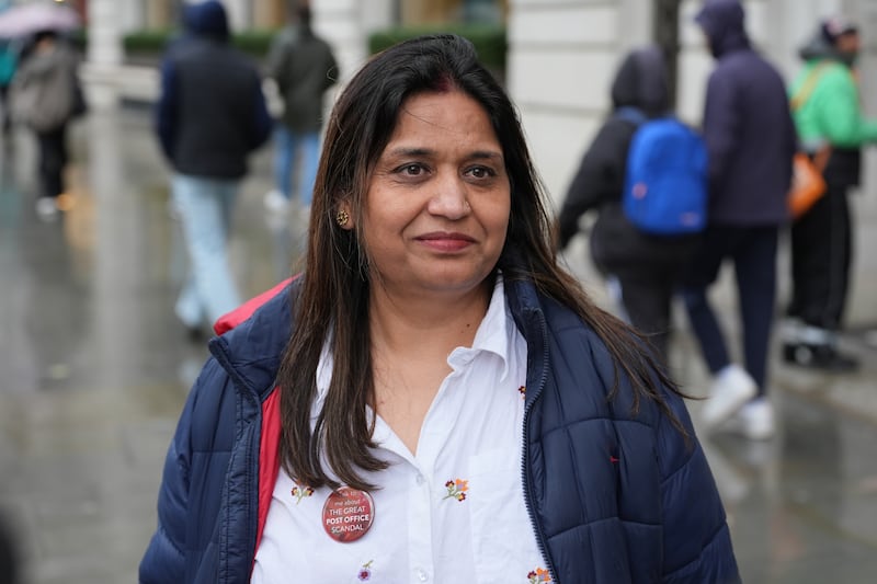 Former sub-postmistress Seema Misra said she hoped the OBE would add ‘more weight’ to the fight for justice and redress