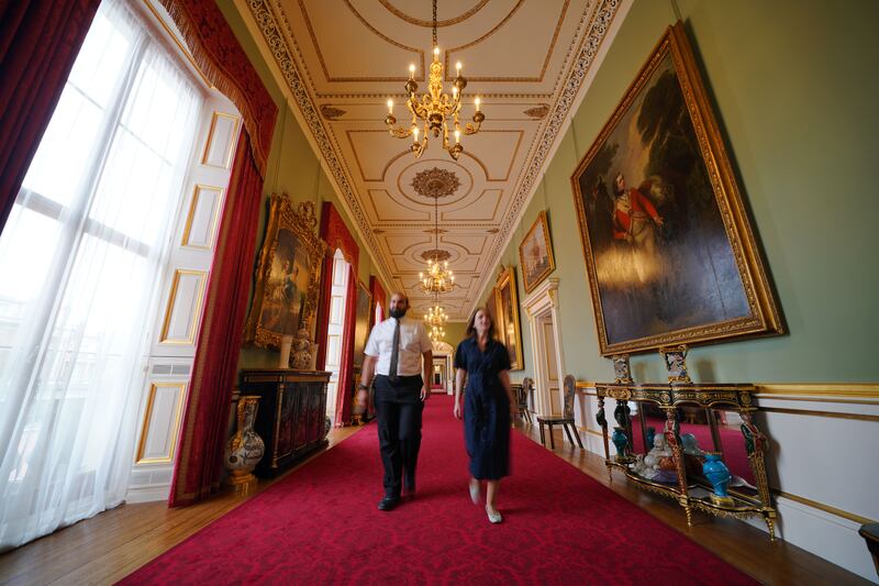 The Principal Corridor in the East Wing of Buckingham Palace is being opened to visitors for the first time this summer