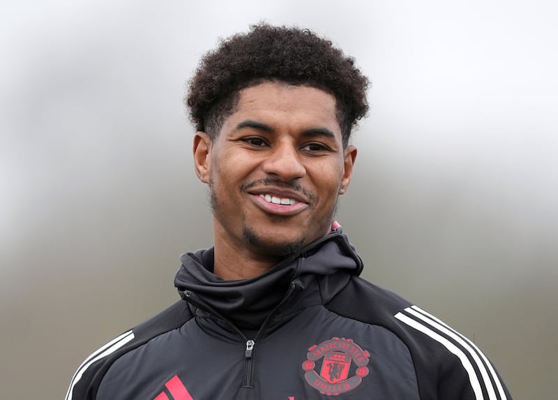 Marcus Rashford was again left out of the squad