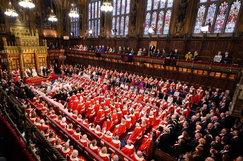 The State Opening of Parliament in the House of Lords which Labour is promising to reform