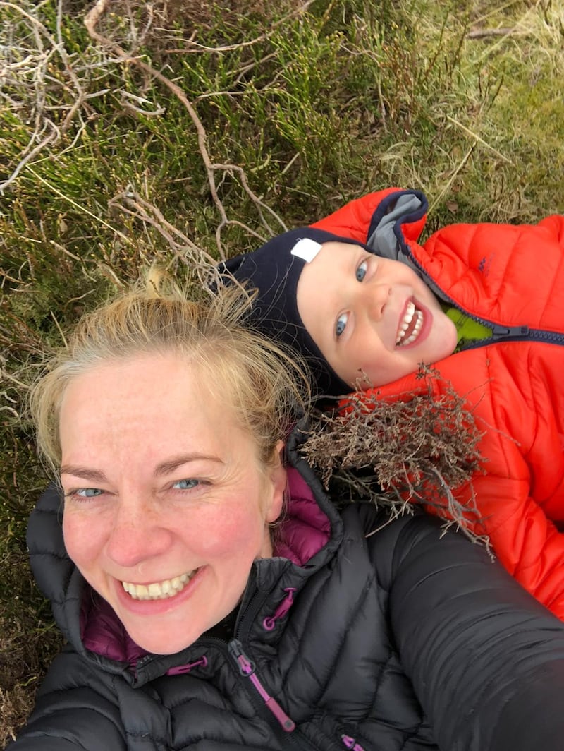 Frankie adores climbing and described his relationship with his mum as “like two peas in a pod”