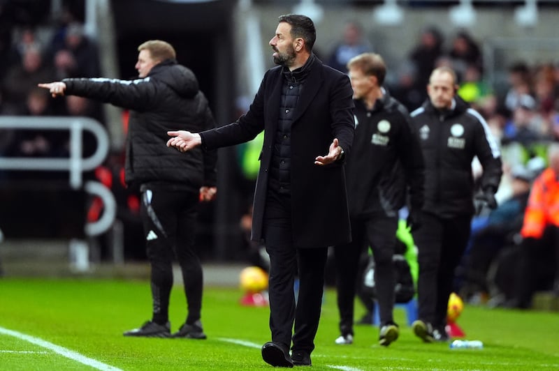 Leicester boss Ruud van Nistelrooy saw his side succumb to a 4-0 defeat at Newcastle