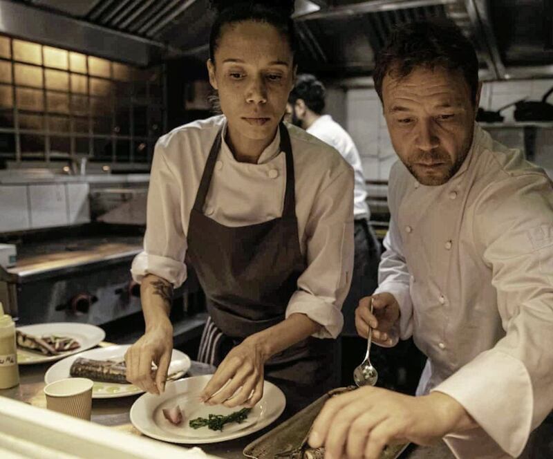 Stephen Graham and Vinette Robinson in Boiling Point 