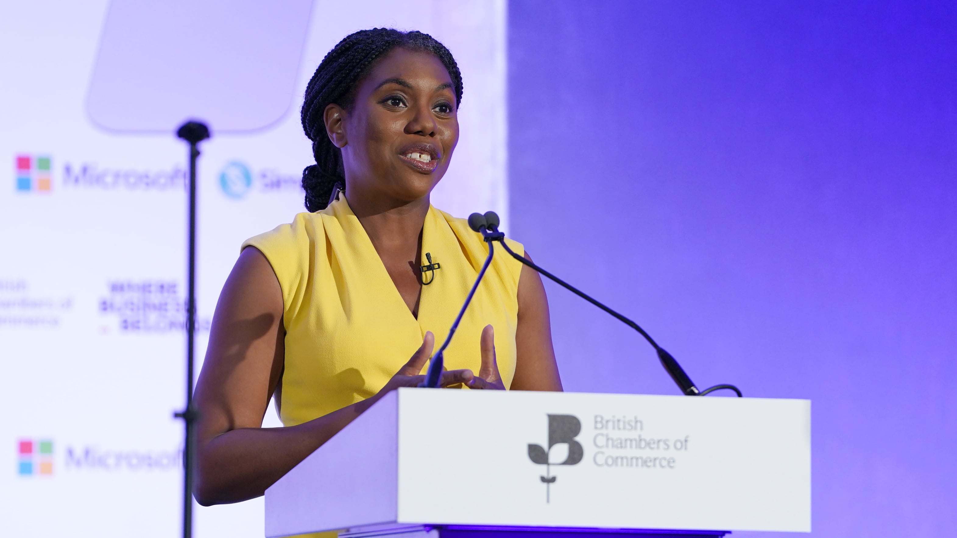 Business Secretary Kemi Badenoch at The British Chambers of Commerce annual conference 2024