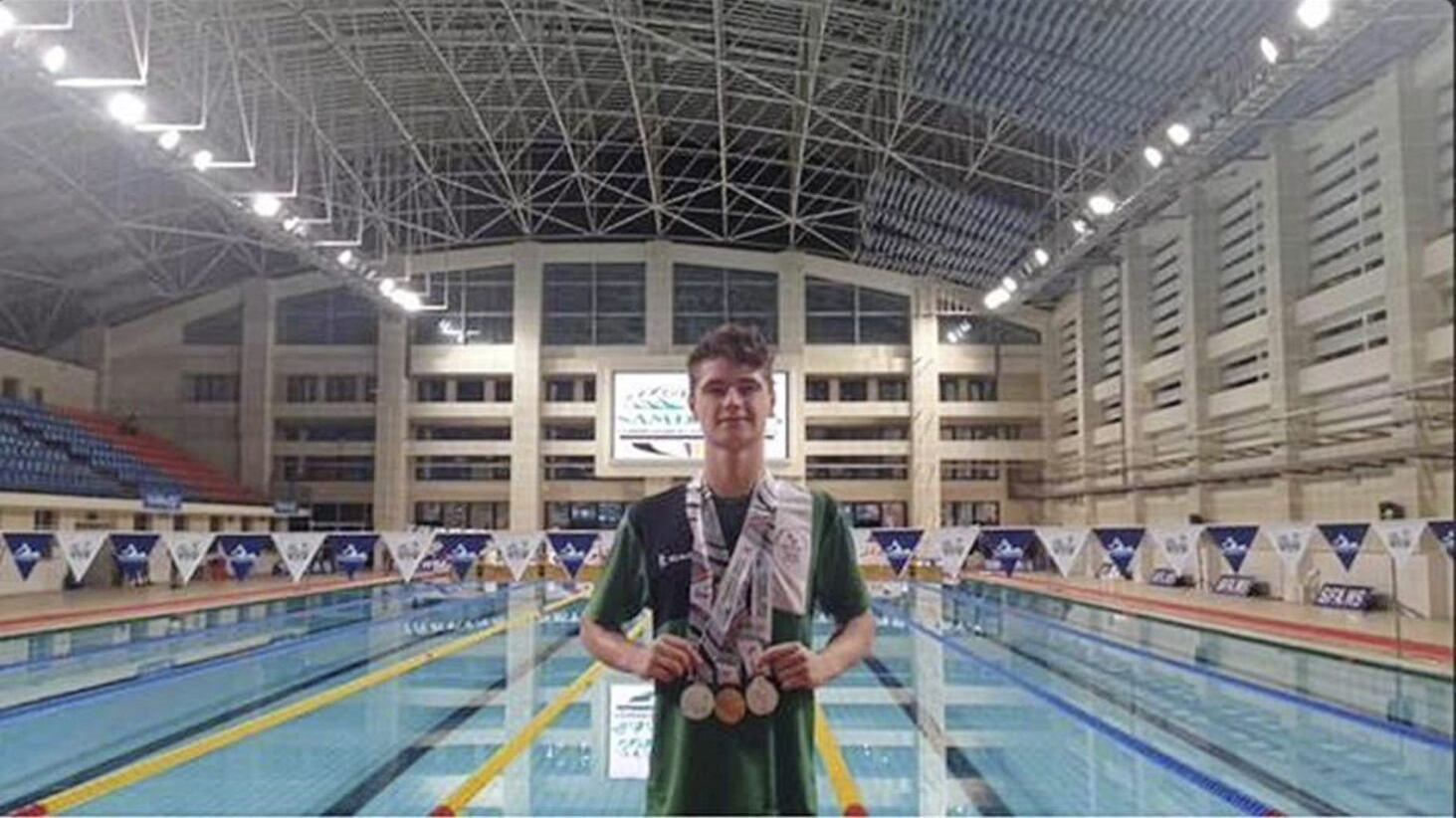 Conor Ferguson won three medals at the last Commonwealth Games in Samoa 