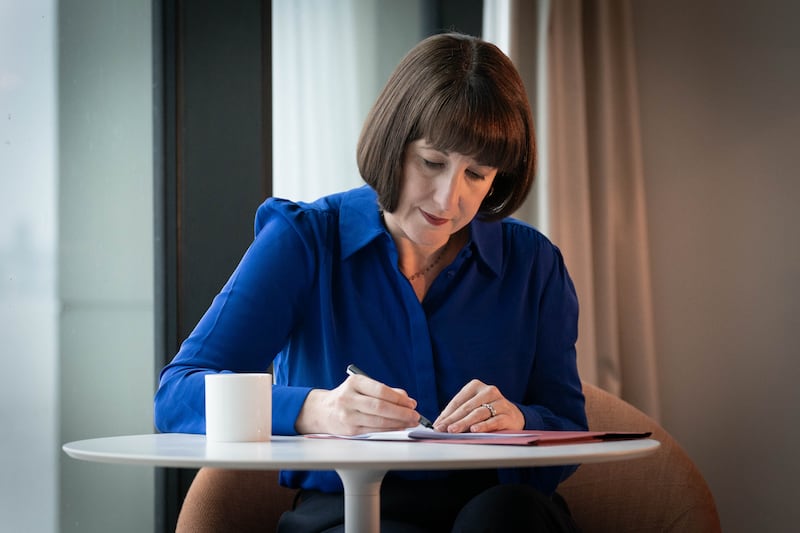 Chancellor of the Exchequer Rachel Reeves before addressing the Labour Party Conference