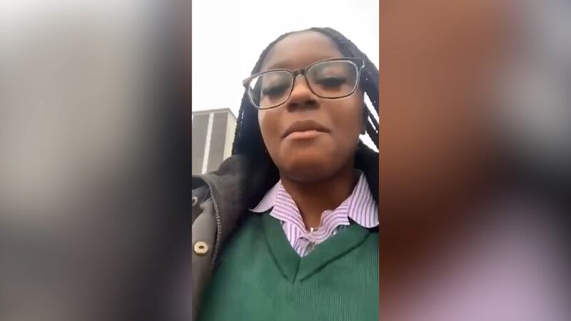 Elianne Andam, 15, appeared on a Snapchat video moments before she was attacked