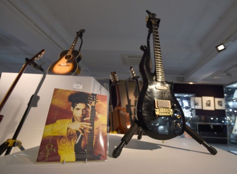 Some Hendrix memorabilia that went on sale in London last year.