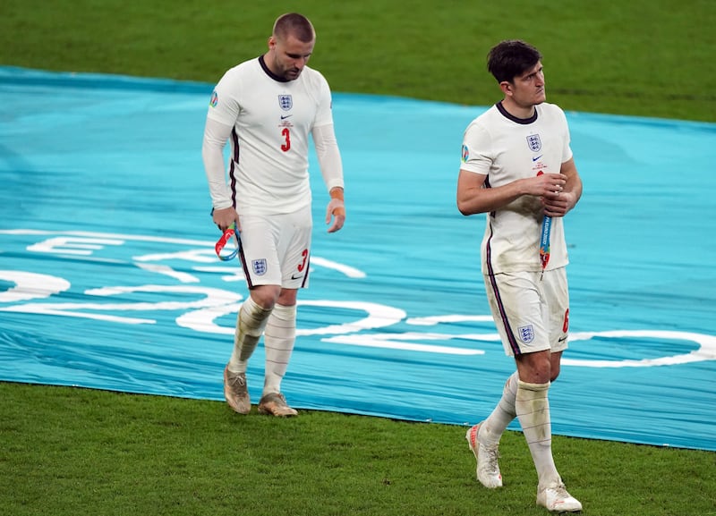 Luke Shaw scored in the Euro 2020 final defeat to Italy