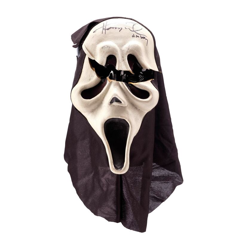 Henry Winkler autographed ghostface mask