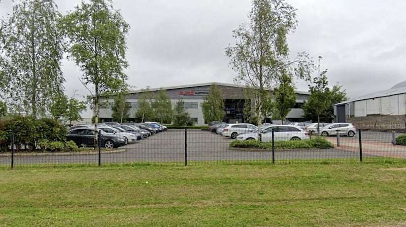 The Euro Auctions headquarters site in Dromore, Co Tyrone 