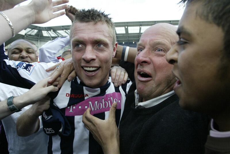 West Brom narrowly escaped in 2005 when Geoff Horsfield inspired a final day win against Portsmouth