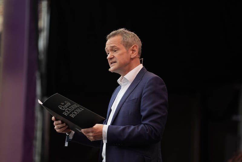 Alexander Armstrong at the Queen’s Reading Room Literary Festival at Hampton Court Palace