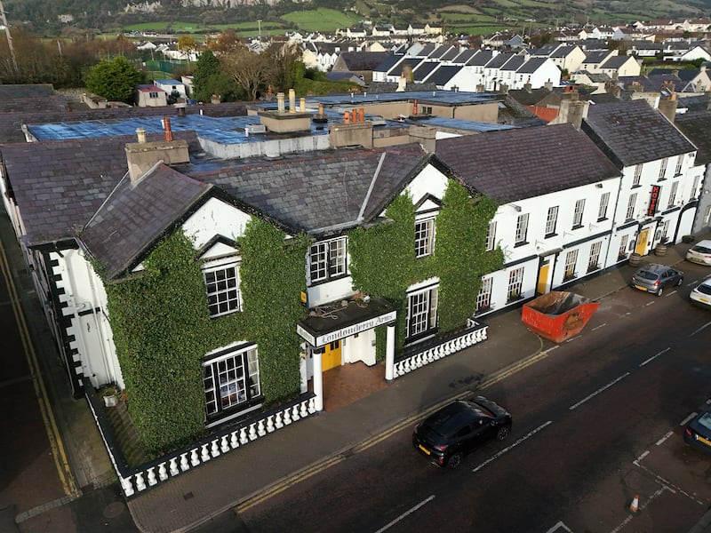 The Londonderry Arms in Carnlough, Co Antrim which is to be renamed the Harbour Hotel following refurbishment. PICTURE: MAL MCCANN