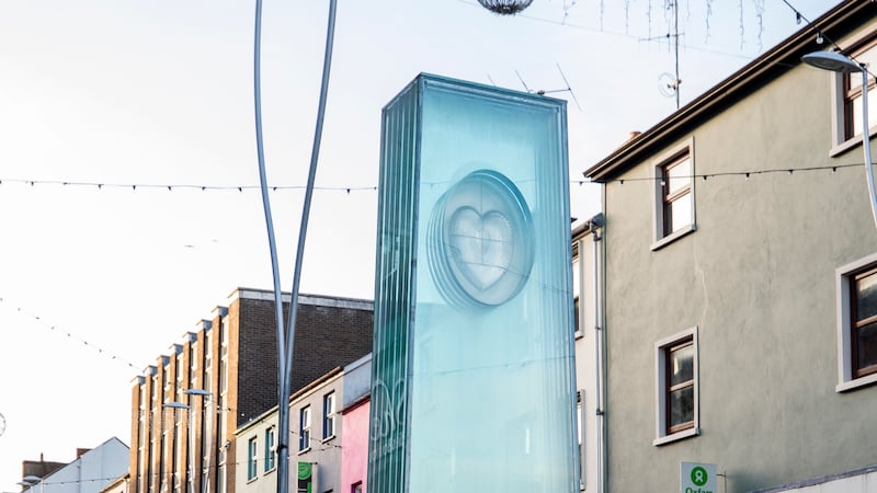 The Omagh bomb memorial in the Co Tyrone town (Liam McBurney/PA)