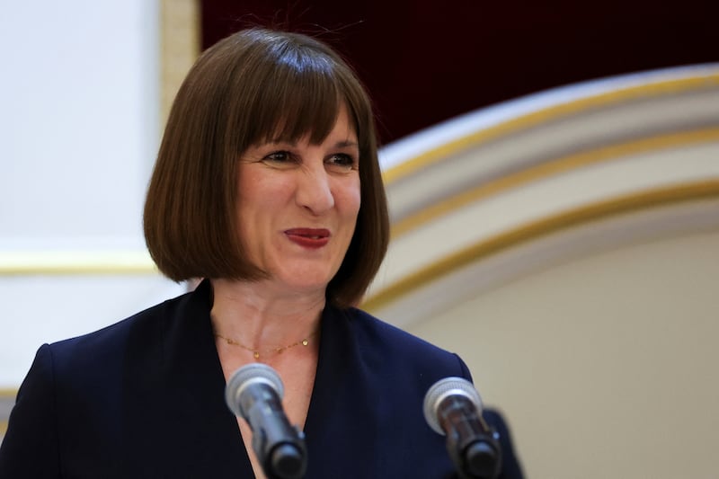 The figures are a blow to the Chancellor Rachel Reeves