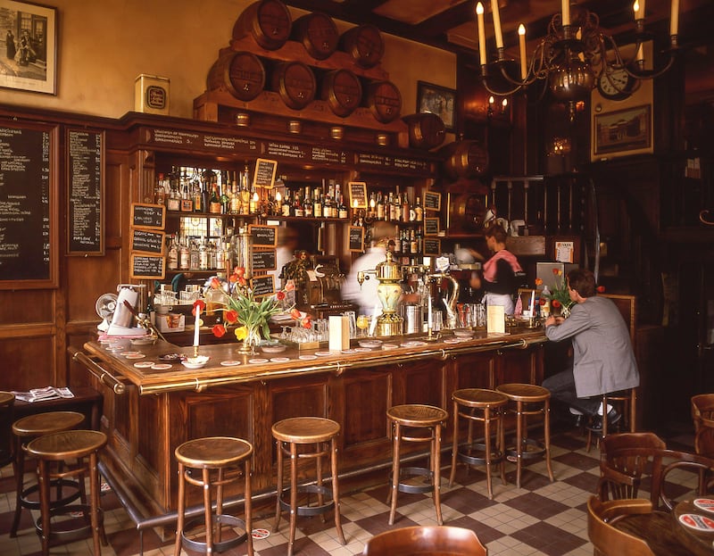 A brown cafe in Amsterdam