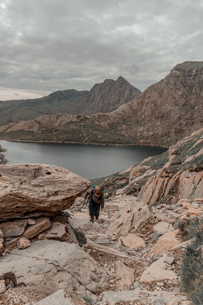 Jasper’s hiking adventure with his father is due to finish on the weekend