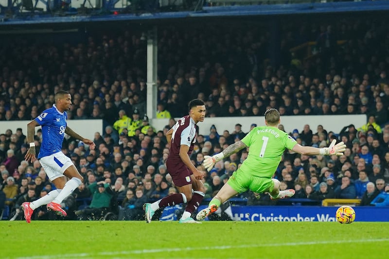 Ollie Watkins scores Aston Villa’s goal