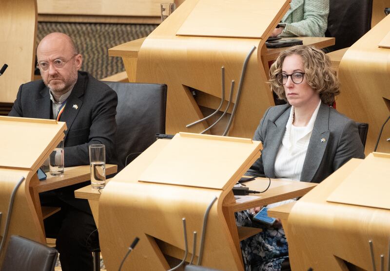 Scottish Greens were angered when Mr Yousaf ended the powersharing agreement with their party – a move which left Green co-leaders Patrick Harvie and Lorna Slater out of the Scottish Government.