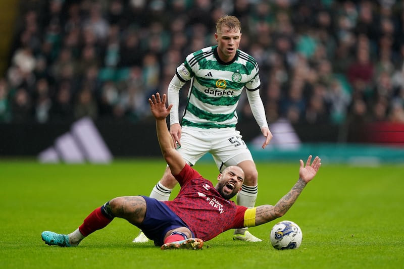 Stephen Welsh in action for Celtic last season