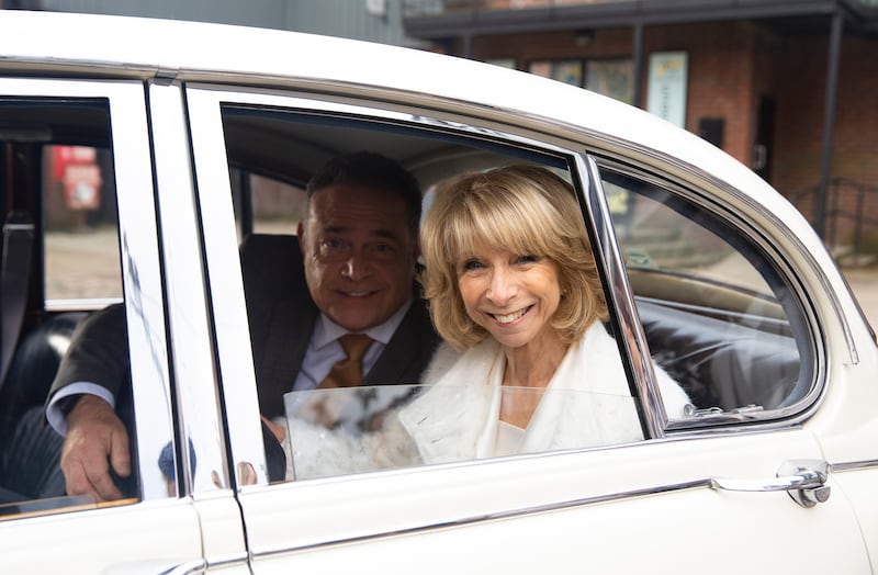 Gail Rodwell and Jesse Chadwick leaving the cobbles (ITV)