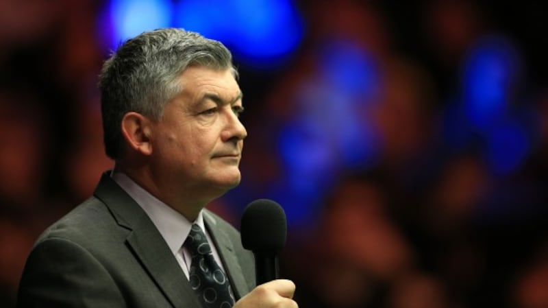 Snooker commentator John Parrott