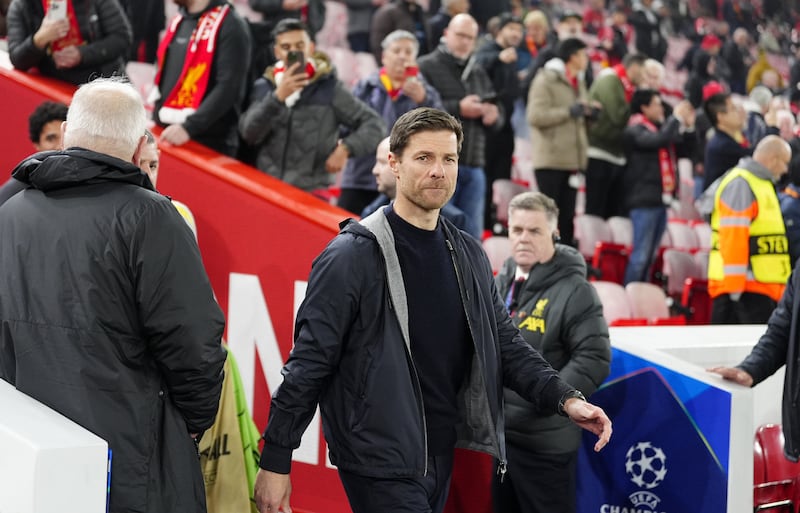 Xabi Alonso endured a miserable return to Anfield