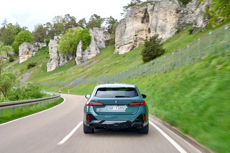 The i5 Touring feels at home through long, sweeping bends