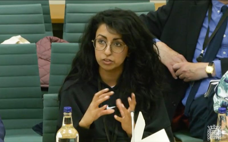 Myriam Raja, giving evidence on British film and high-end television to the Culture, Media and Sport Committee