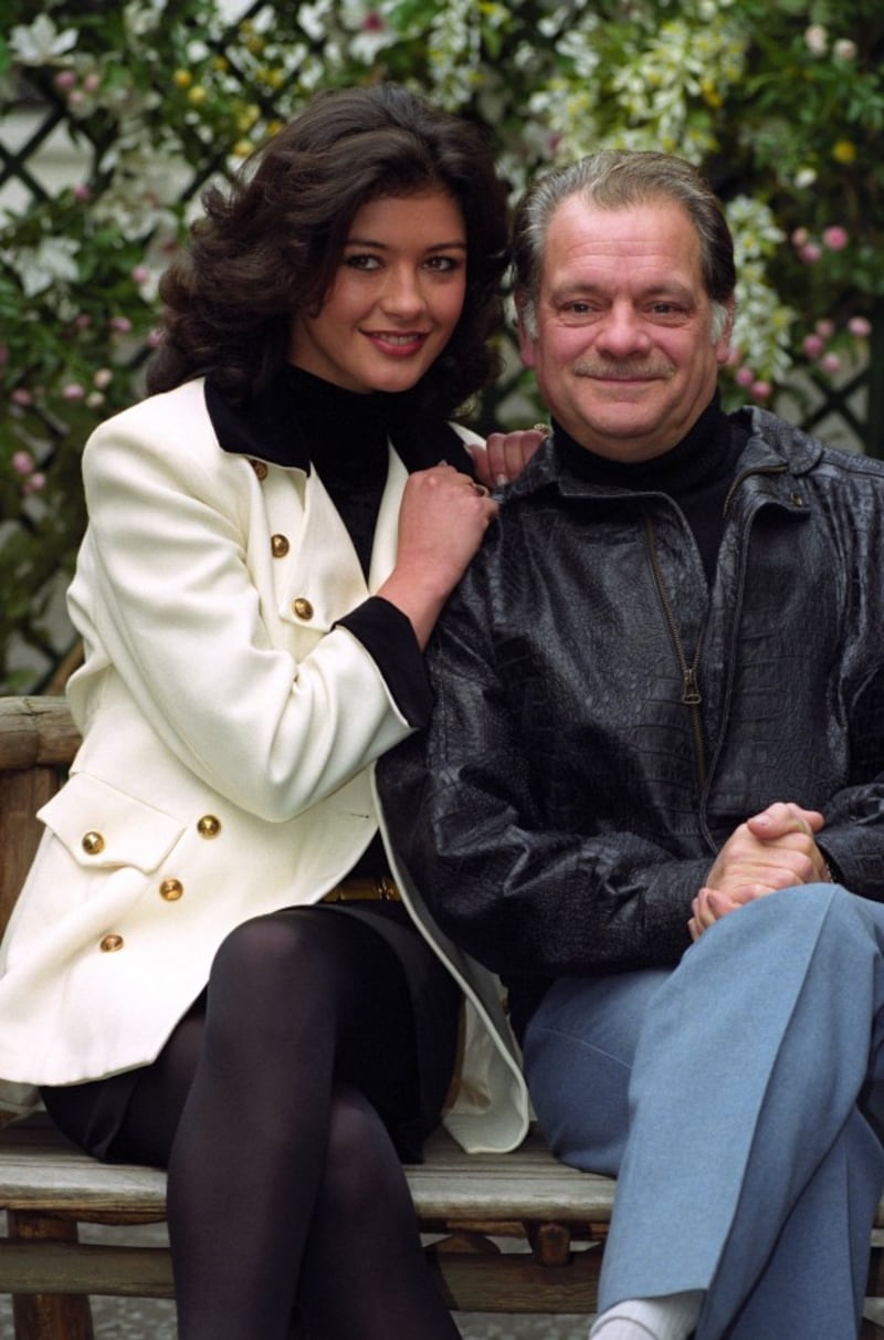 Catherine Zeta Jones, who plays Mariette, and David Jason who plays 