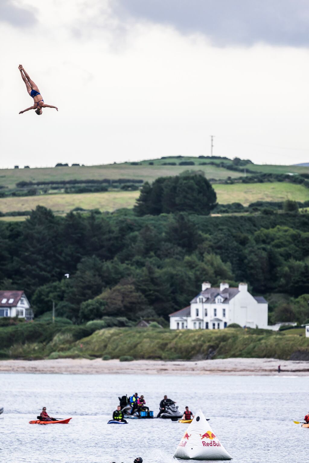 Thousands flock to Ballycastle for Red Bull Cliff Diving World Series