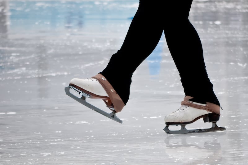 A recreational figure skater