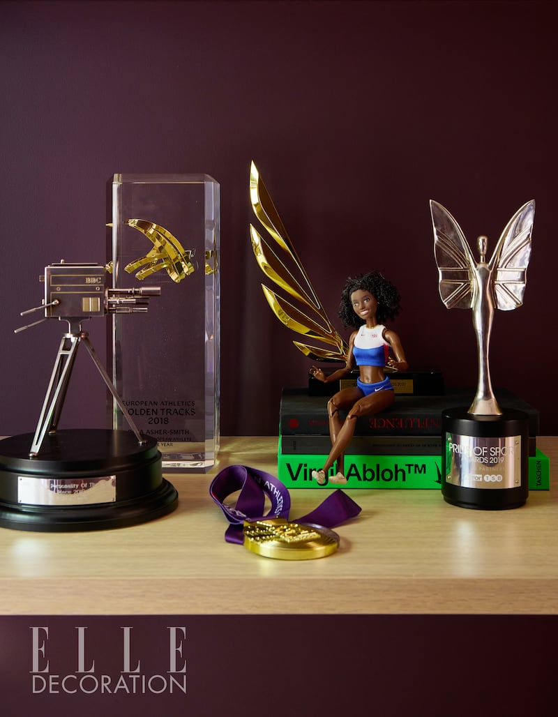 Dina Asher-Smith likes to keep her Olympic medals in the safe (ELLE Decoration/Boz Gagovski)