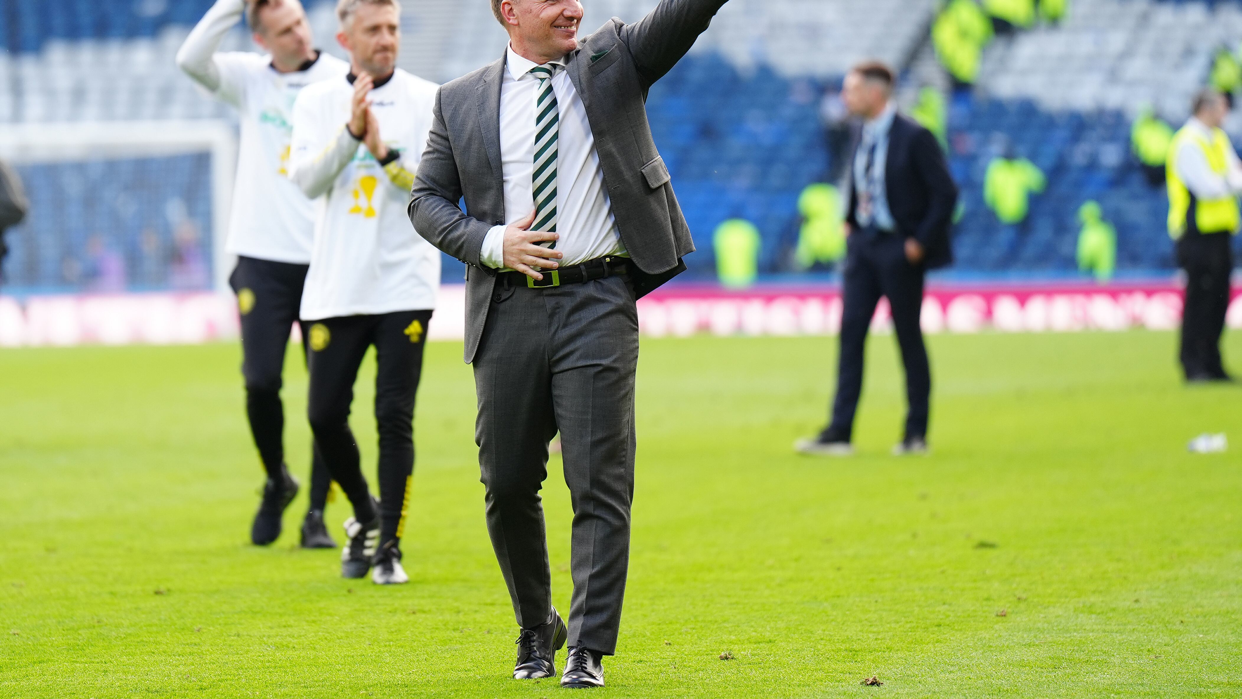 Celtic manager Brendan Rodgers praised cup hero Adam Idah