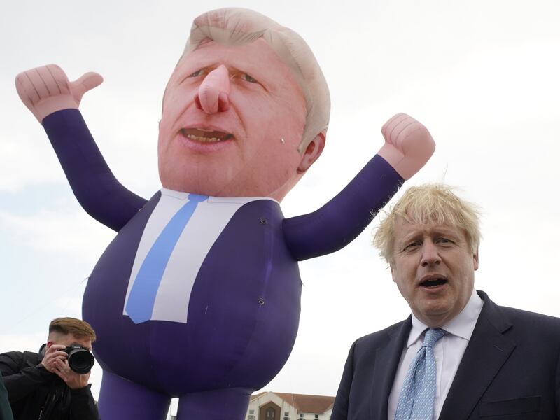 Boris Johnson celebrated after defeating Labour in the Hartlepool by-election