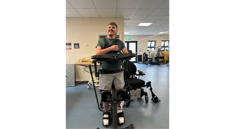 Beoan Jones has been continuing his recovery at Musgrave Hospital in Belfast, but still needs extensive physiotherapy. PICTURE: NIAMH JONES