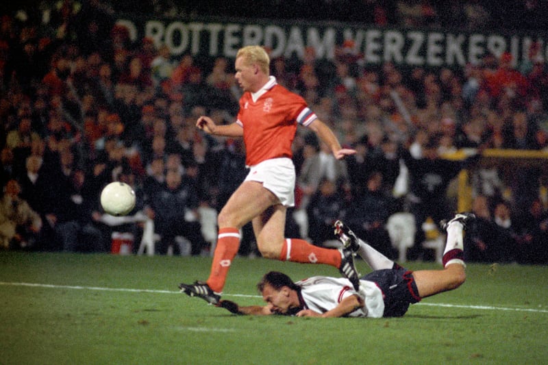 Ronald Koeman’s foul on David Platt prompted one of the most memorable quotes from an England manager