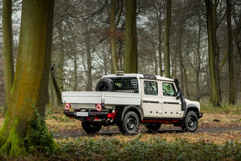 Ineos Chassis Cab is 305 mm longer than the Grenadier station wagon.