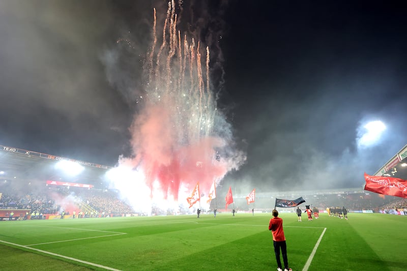 Aberdeen let off fireworks ahead of Wednesday’s match